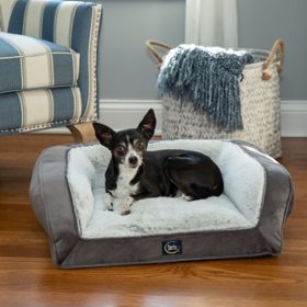 Serta Perfect Sleeper Memory Foam Blend Couch Pet Bed, 24" x 20" (Choose Your Color)