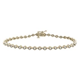 1.00 CT. T.W. Diamond Bracelet in 14K Yellow Gold	