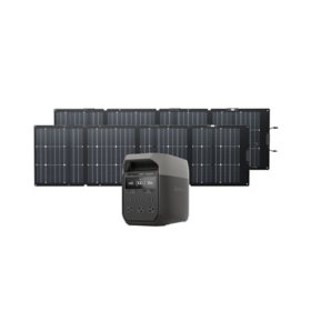 EcoFlow DELTA 3 Portable Power Station with 2pcs 220W Solar Panel		
