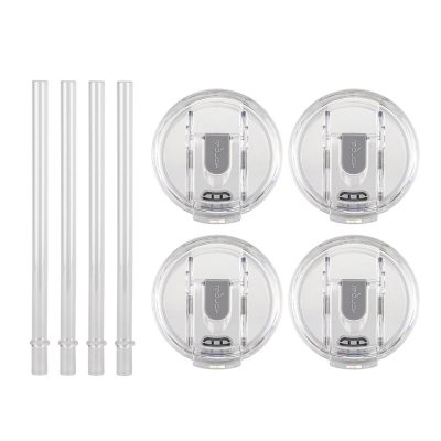 Reduce Drink Cooler Straw & Lid Accessory Set, 4 Pack