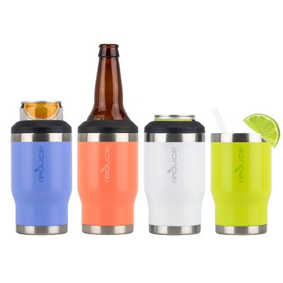 Reduce 4-in-1 Drink Cooler, 4 Pack (Assorted Colors)