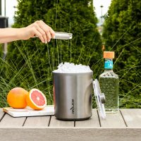 Reduce 90 oz. Vacuum-Insulated Stainless Steel Ice Bucket