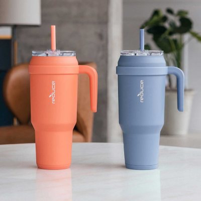 Reduce Cold1 Soft Grip Tumbler With Handle & Straw, (50 oz., 2pk.)