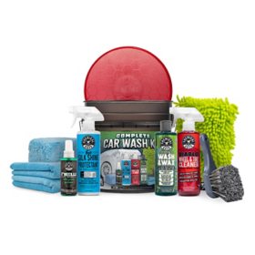 Chemical Guys 11 Piece Complete Exterior & Interior Auto Wash Bucket Kit 