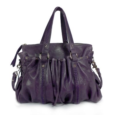 Junior Drake Aurora Leather Handbag - Violet - Sam's Club