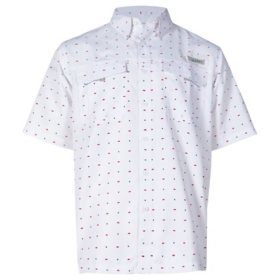 Habit Men's UPF 40+ UV Protection Short-Sleeve Fishing Shirt (Assorted Colors)