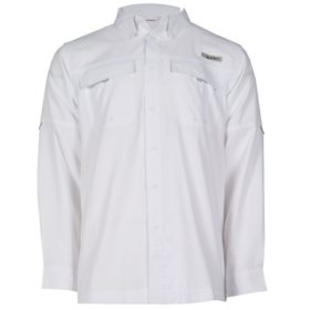 Habit Men's UPF 40+ UV Protection Long-Sleeve Fishing Shirt (Assorted Colors)
