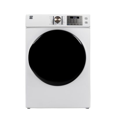 Kenmore 8.0 cu. ft. Electric Dryer w/ Steam - White:- White