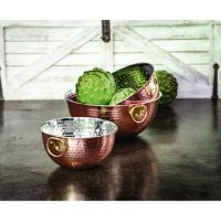 Member's Mark 3pc Hammered Mixing Bowl Set (Assorted Colors)