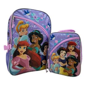 Licensed Children's Backpack with Lunch Pack