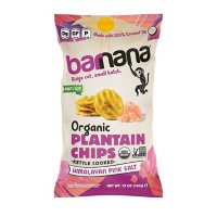 Barnana Organic Plantain Chips, Himalayan Pink Salt, Party Size (12 oz.)