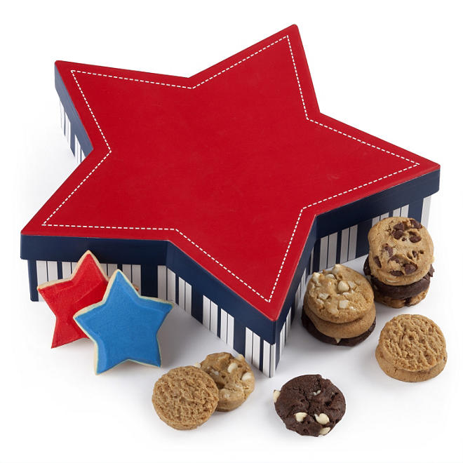 Mrs. Fields Stars & Stripes Cookie Box