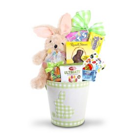 Gingham Easter Gift Basket