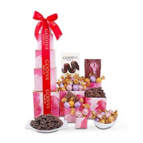 Alder Creek Gift Baskets Valentine's Day Godiva Chocolate Tower