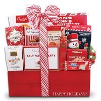 Alder Creek Gift Baskets Happy Holidays Crate