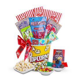 Alder Creek Gift Baskets Pop-ular Movie Night Gift Basket