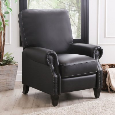 Braxton Leather Pushback Recliner