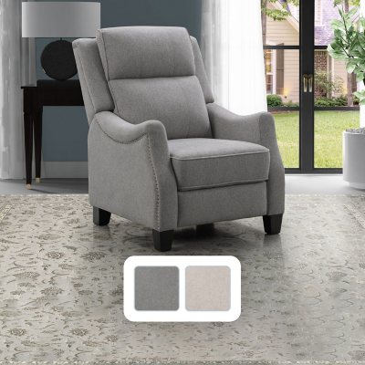 Synergy home furnishing online fabric pushback recliner chair