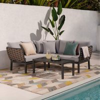 South Beach Sectional and Table Set
