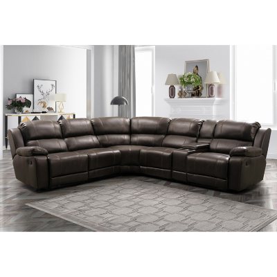 Genesis 6-Piece Reclining Sectional, Assorted Colors