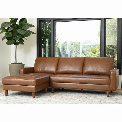 Camel colored on sale sectional couch