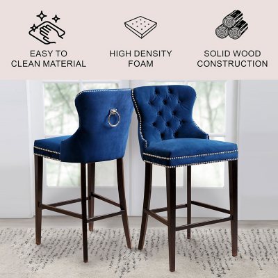 Cheap velvet bar online stools