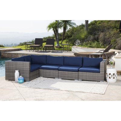 Francisco Outdoor Wicker Modular Patio Sectional Various Colors Sam S Club