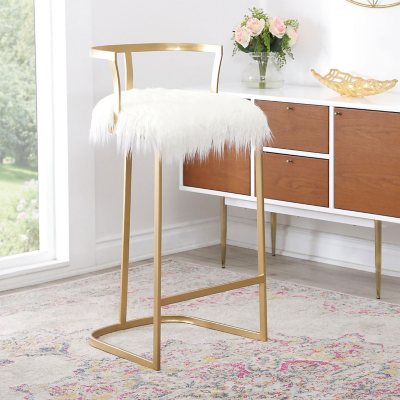 Gold color bar discount stools