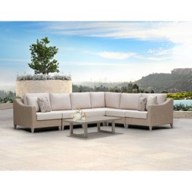 Belleview 7-Piece Sling Seating Set with Sunbrella Fabric