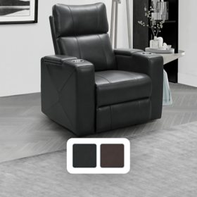 Mason Power Theatre Recliner with Power Adjustable Headrest, Assorted Colors