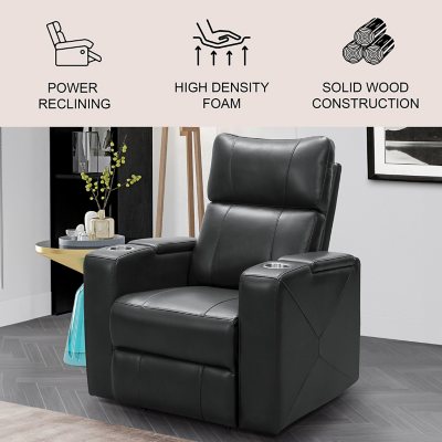 Mason Power Theatre Recliner With Power Adjustable Headrest Assorted Colors Sam S Club