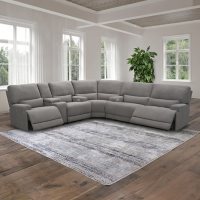 Korbin Power Reclining Fabric Sectional, Assorted Colors