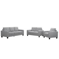 Deals on Abbyson Living Edgewater 3-Piece Fabric Sofa Set