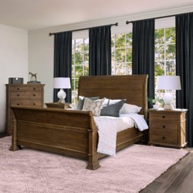 Nicholas Solid Wood Bedroom Set, Assorted Sizes and Piece Sets