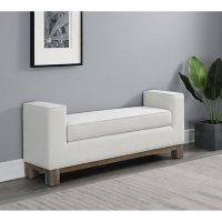 Cape Cod Upholstered Ottoman Bench, Assorted Sizes & Colors