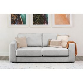 Elliot Stain-Resistant Fabric Sofa, Assorted Colors