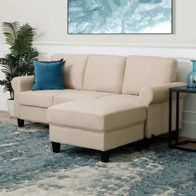 Clarence Fabric Reversible Sofa Sectional Assorted Colors