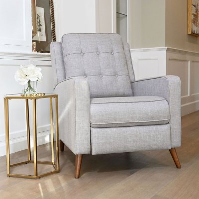 Chicago MidCentury Pushback Recliner, Assorted Colors Sam's Club