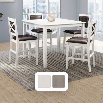 Rory 5-Piece Counter Height Wood Dining Set
