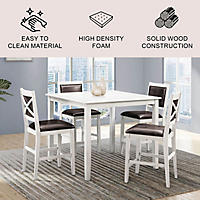 Shop Rory 5-Piece Counter Height Wood Dining Set, Assorted Colors.