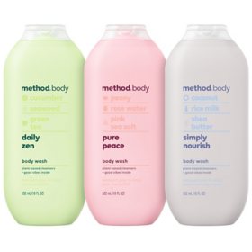 method Body Wash Trio, 18 fl. oz., 3 pk. 