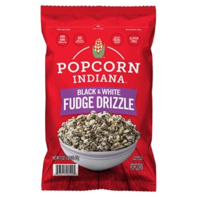 Popcorn Indiana Black & White Fudge Drizzle Kettle Corn Popcorn, 17 oz.