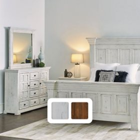 Ruma 6-Drawer Solid Pine Wood Dresser (Assorted Colors)