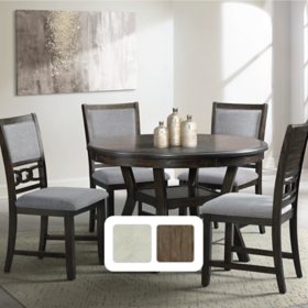 Society Den Taylor 5-Piece Dining Set (Choose Height & Color)