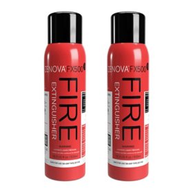 ZENOVA FX500 Fire Extinguishing Aerosol Spray, 2-Pack