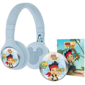 Disney StoryPhones Kids Bluetooth Headphones Bundle, Choose Color