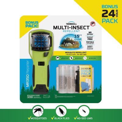  Thermacell Mosquito Repellent Refills; Earth Scent; Compatible  with Any Fuel-Powered Thermacell Repeller; Highly Effective, Long Lasting,  No Spray or Mess; 15 Foot Zone of Mosquito Protection : Thermacell: Patio,  Lawn 