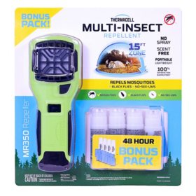 Thermacell Portable Mosquito & Multi-Insect Repeller Bonus Pack with 48 Hours of Repellent