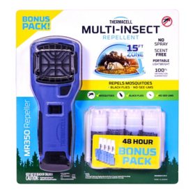 Thermacell Portable Mosquito & Multi-Insect Repeller Bonus Pack with 48 Hours of Repellent