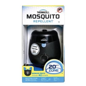 Thermacell Rechargeable Mosquito Repeller Bonus Pack with 40 Hours of Repellent
